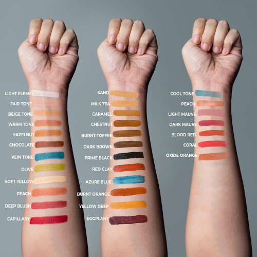 Panelas de recarga de paleta de lcool Narrative Cosmetics - Tons de pele - Caramelo queimado 1