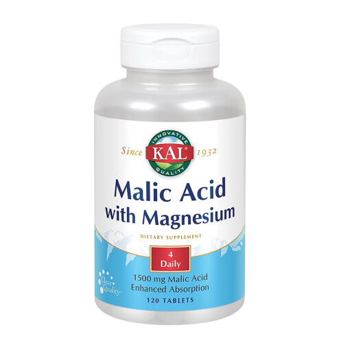 KAL, Apfelsäure mit Magnesium, 120 Tabletten