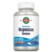 KAL, Hochabsorbierbares Magnesiumglycinat, 90 Weichkapseln