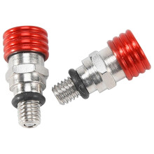 Motocross M5x0.8cm haarukan ilmausventtiili YZ85 YZ125 YZ250 YZ450F 250RX:lle, punainen