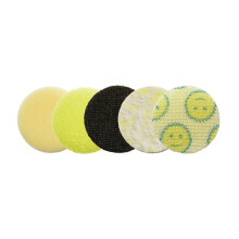 Dremel Versa 5-Pack Scrub Daddy Cleaning Sponge Pads Variety Pack for Multi-Surface Cleaning for use in Kitchen Household and Bathroom - Compa