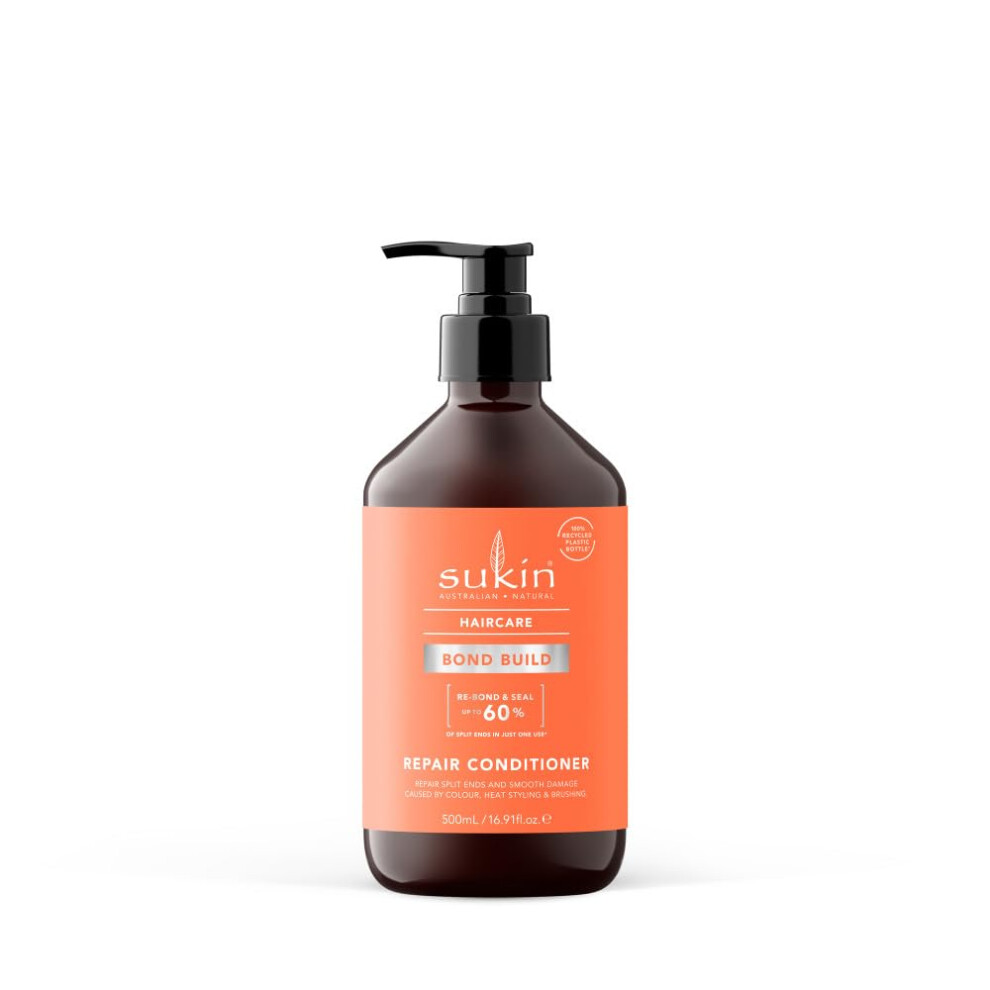 Sukin Haircare Bond Build Repair Conditioner 16.91 Fl Oz (500 Ml)