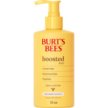 Burt's Bees Boosted Body Lotion s ceramidem niacinamidem a peptidem Lehk denn mlko posiluje kon bariru 13 oz. Lhev