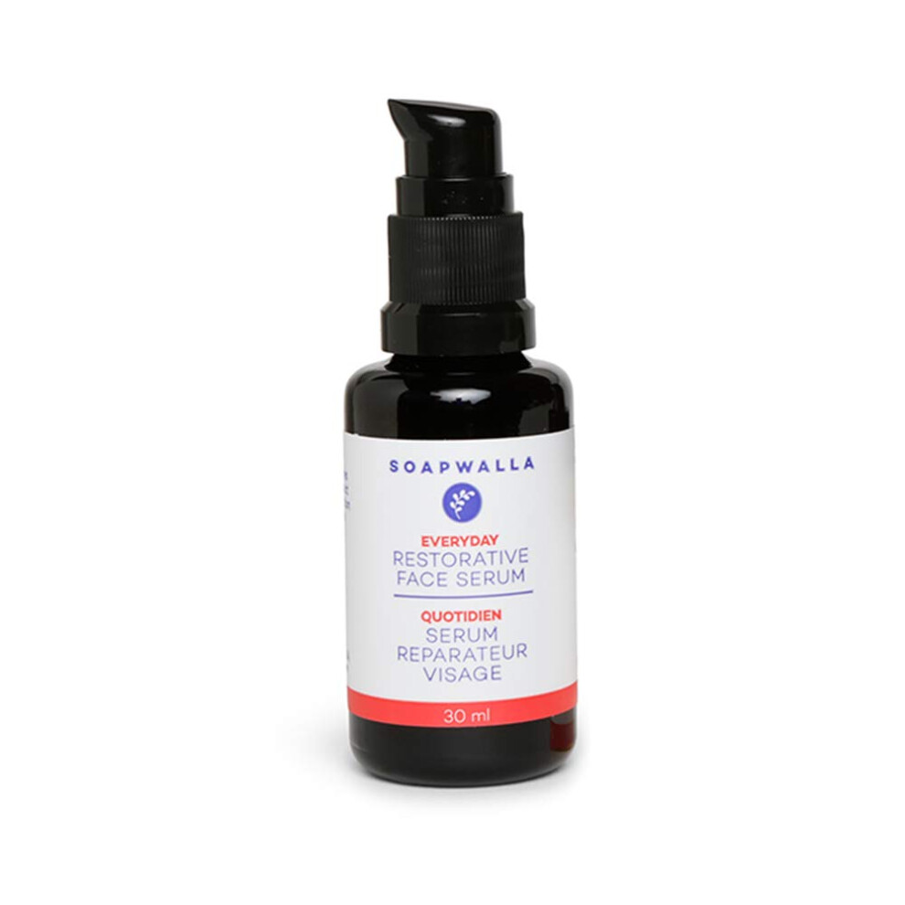 Soapwalla - Restorative Facial Serum | Vegan Cruelty-Free Clean Skincare (1 fl oz | 30 ml)