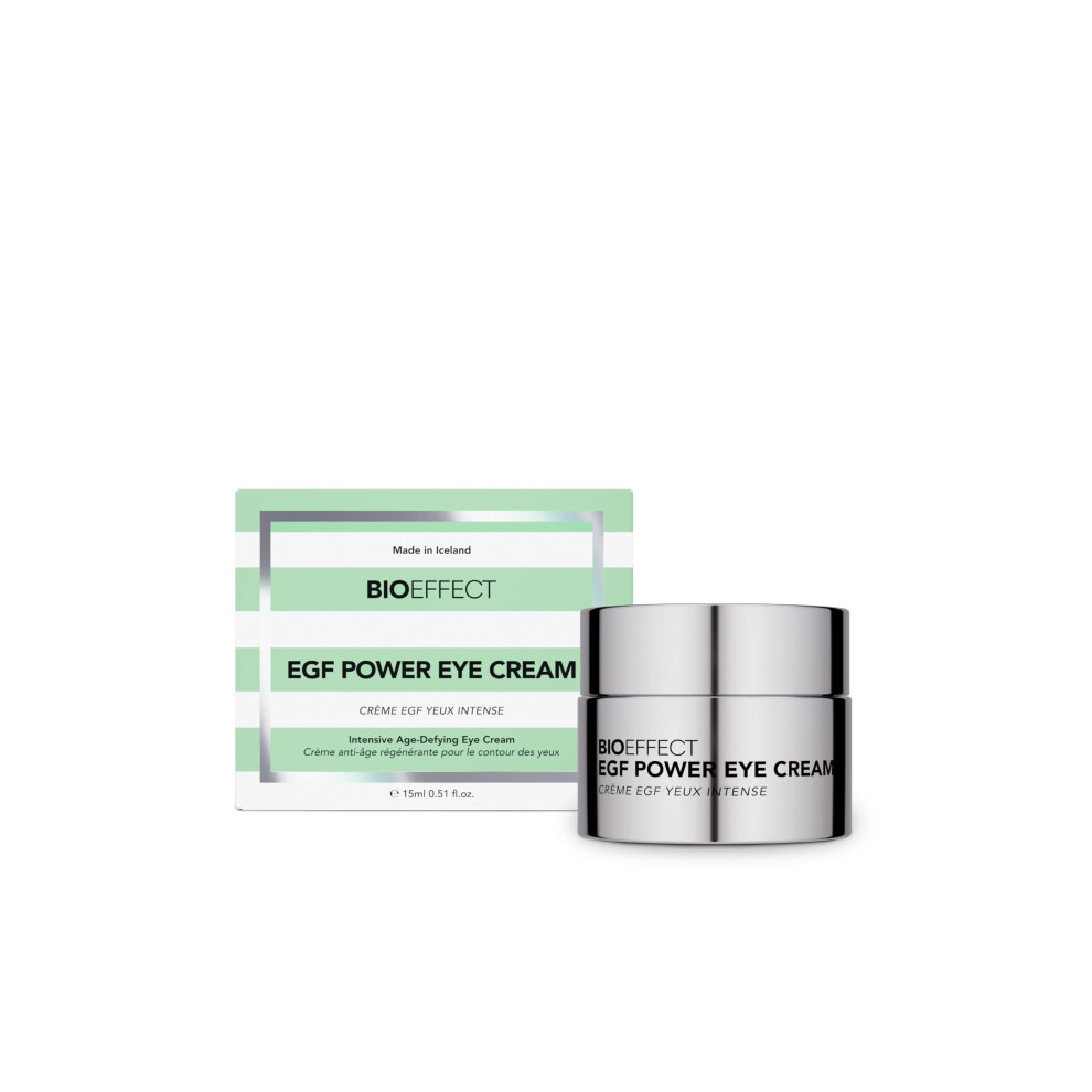 Bioeffect Egf Power Eye Cream With Barley Epidermal Growth Factor Bakuchiol & Niacinamide Anti-Aging Under-Eye Moisturizer For Collagen Wrinkl