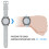 Garmin Pulseira de relgio Garmin QuickFit 26 mm - pulseira de silicone Whitestone 4