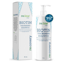 Biotin Shampoo für Haarwachstum - Verdickendes Shampoo für Haarausfall - Rosmarin Aloe Vera Kokosnuss