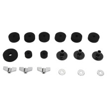 2024 Drumstel Antislip Vilt Pad Set Vleugelmoeren Standaardhoezen Bekkenringen Compatibiliteit Accessoires
