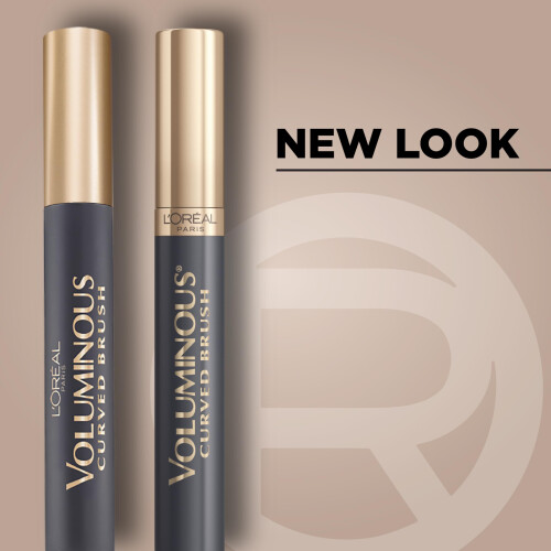 L’Oréal Paris L'Oreal Paris Makeup Volumins Original Volume Building Mascara med buet brste Sort 2 Count 1