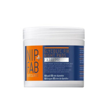 Nip + Fab Glykolsure Nacht-Gesichtspads mit Salicyl- und Hyaluronsure, peelendes, oberflchenerneuerndes AHA-Gesichtspad fr Peeling, gleichmiger