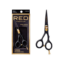 Red by Kiss Premium Artisan Professional Hair Shears  Ice Tempered Japanese Stainless Steel Scissors  Sharp Blades for Precise Cutting  Ergonomic