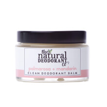 The Natural Deodorant Co Clean Deodorant Balm Palmarosa & Mandarin 55g Aluminium Free Plastic Free All Day Protection