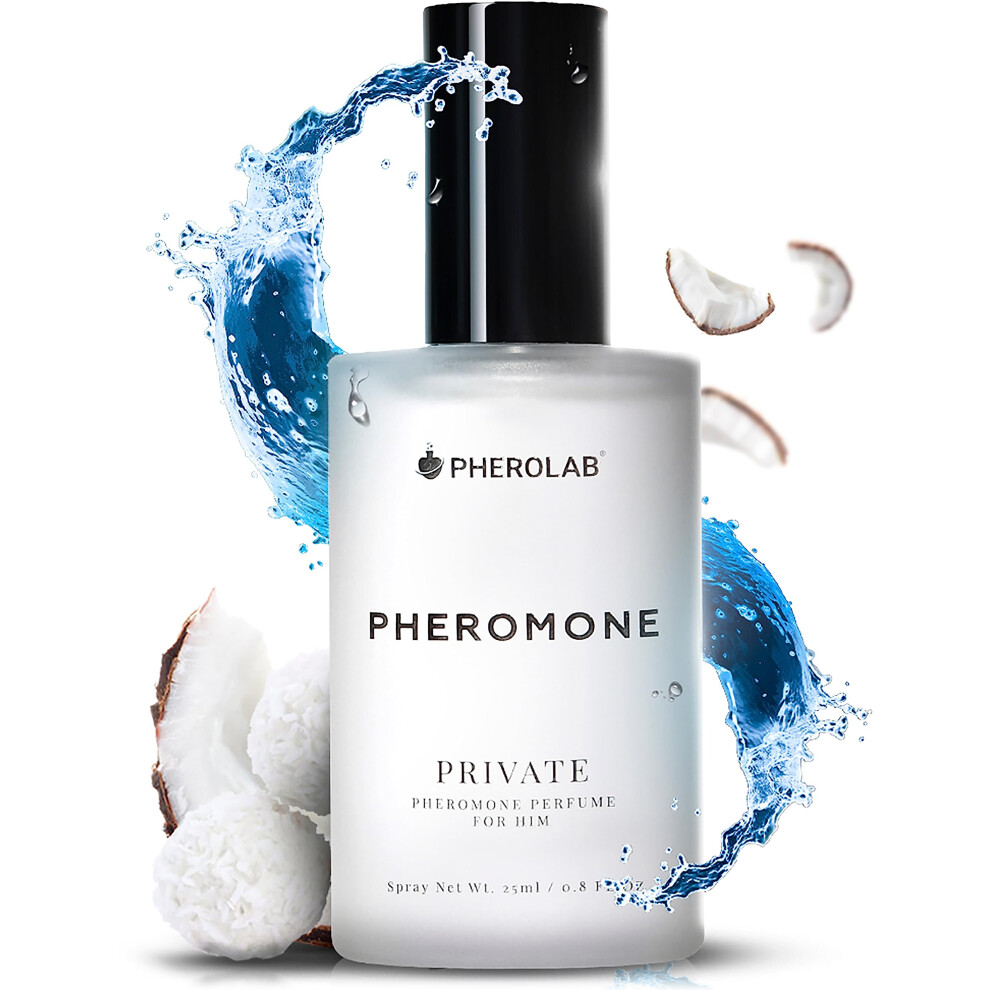 Private by PHEROLAB for Men [Pheromones & Oxytocin] Perfume with Pheromone to Attract Women Cologne Spray 1oz.