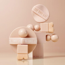 THE TOOL LAB Stamp Skinfit Cushion Foundation & Pinselset|Glow-Typ Nr. 21 Elfenbein|120H Langanhaltende Deckkraft Makellos Ultra Adherence Glass Glow