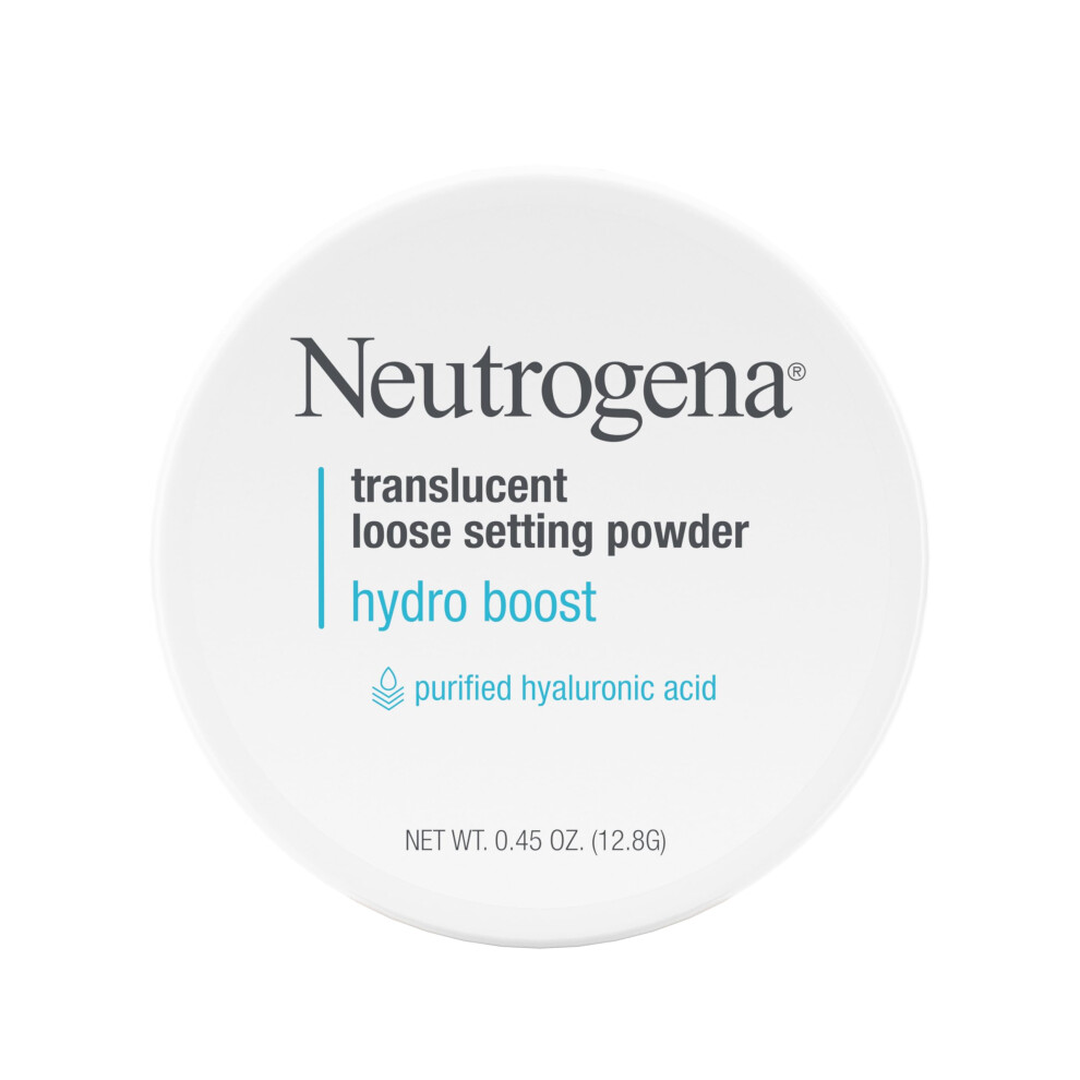 Neutrogena Hydro Boost Translucent Loose Setting Powder  Makeup Setting Powder with Purified Hyaluronic Acid  Translucent Loose Face Setting Powd