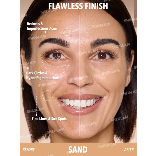 SHEGLAM Skin Magnet High Coverage Foundation Stick Longwear Medium Face Make-up pro vechny typy pleti  pskov 1