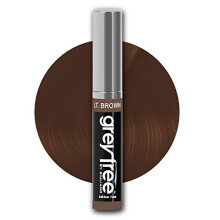Greyfree Wortel haar mascara voor tijdelijke dekking grijze wortels en haren lichtbruin