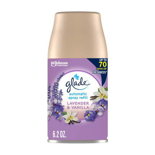 Glade Glade Automatic Spray Refila Throwiner Air per casa e bagno lavanda e vaniglia 6,2 once