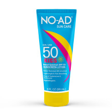 NO-AD KIDS SPF 50 Solcreme Lotion | Ikke-fedtet vandt?t solcreme til b?rn | Velegnet til alle hudtyper | Bredspektret beskyttelse til aktiv livss