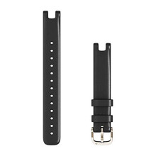 Garmin vervangende accessoireband voor Lily GPS smartwatch - zwart Italiaans leer