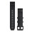 Garmin Garmin QuickFit 22 Λουράκι Ρολόι - Μαύρο με Μαύρο Ατσάλινο Υλικό 2