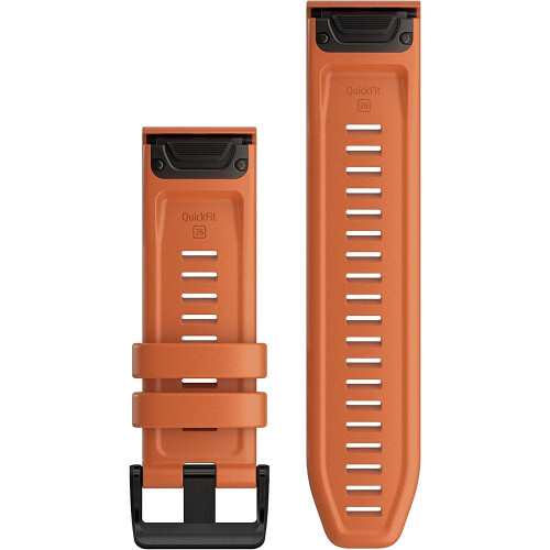 Garmin Garmin Quickfit Watch Band  Ember Orange Silicone  26mm 1
