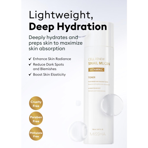 Cell Renew Schneckenschleim, Vitamin C Toner 2