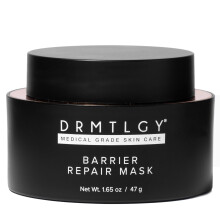 DRMTLGY Barrier Repair Facial Mask - Kosteuttava ihoa hoitava kasvonaamio, jossa on hyaluronihappopeptidejä ja keramideja - Yön yli naamio