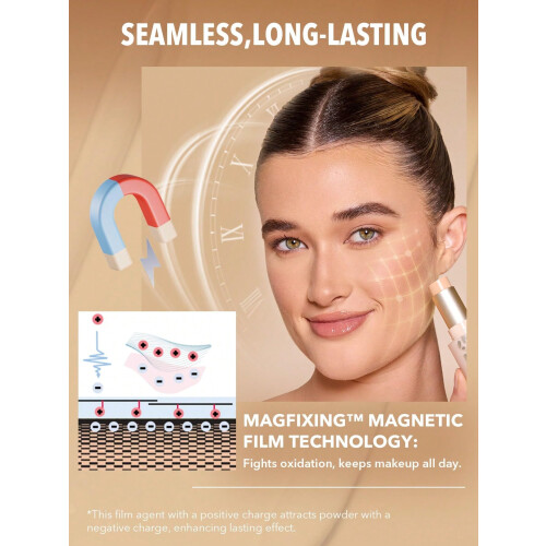 SHEGLAM Skin Magnet High Coverage Foundation Stick Longwear Medium Face Make-up pro vechny typy pleti  penice 2