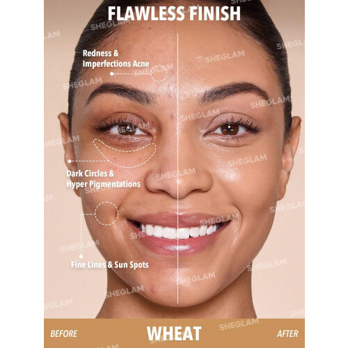 SHEGLAM Skin Magnet High Coverage Foundation Stick Longwear Medium Face Make-up pro vechny typy pleti  penice 1