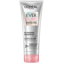 L'Oreal Paris glossende sulfatfri shampoo med glykolsyre hrpleje for varig glans og glathed til kedeligt trt hr EverPure 6,8 Fl Oz