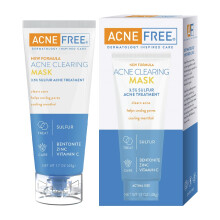 AcneFree Akne-Clearing-Maske, 3,5 % Schwefel, Akne-Behandlung, absorbiert berschssiges l und ffnet die Poren mit Vitamin C, Bentonit und Zink