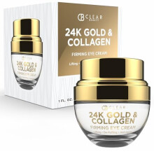 Clear Beauty 24-karatowe zloto i kolagenowy krem ??pod oczy - nawilzajacy, ujedrniajacy i przeciwstarzeniowy - przetestowany dermatologicznie Czy