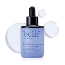 belif Super Drops Multi-7 Hyaluronic Hydrating Serum - 24-hr Moisturization Hyaluronic Acid Panthenol Lightweight Daily Essence | Korean Skinc