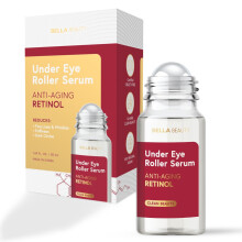 Bella Beauty Eye Roller Serum med Retinol & Vitamin B5 - Minskar mrka ringar Svullnader & fina linjer - Anti-Aging Dermatolog Testad koreansk hu