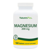 NaturesPlus, Magnesium, 200 mg, 180 Tabletten