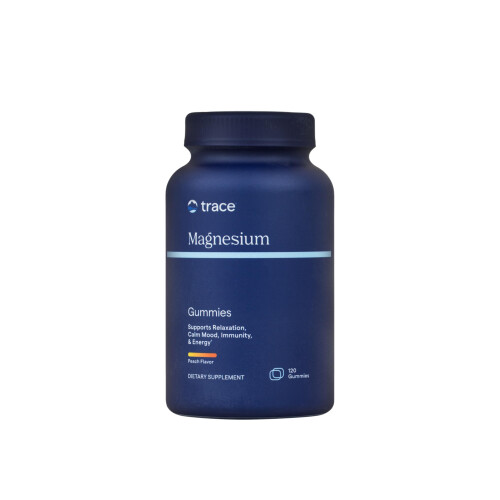 Trace Minerals Æ, Magnesium Gummis, Pfirsich, 120 Gummis
