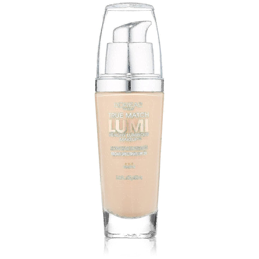 LOr?al Paris True Match Lumi Healthy Luminous Makeup N1-2 Soft Ivory Classic Ivory 1 fl; oz.