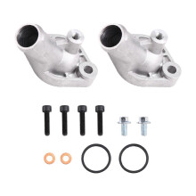 2sets V-Twin Aluminum Thermostat Outlet Cover for 800 1000 420222690 420222691