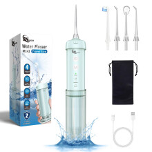 Jngoods Mini FLOSS PORTATIVO ACQUA PORTALE IRRIGATOR CHILETH ACQUA PICCOLO SERVITTO CONTRO TERSCOPICA TERSO DI ACQUA TECCOPICA 4 MODI E IPX7 IPX7 FLO