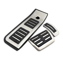 1 Set di pedali per acceleratore e freno per auto, modificati, antiscivolo, compatibili con A6L C8 2019