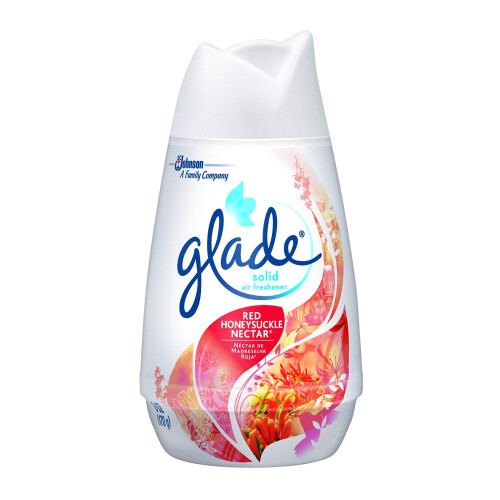 Glade Glade Solid Luchtverfrisser, Deodorant voor Thuis en Badkamer, Rode Honeysuckle Nectar, 6 Oz