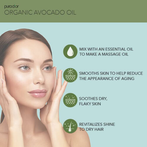 Pura D'or, Bio-Avocadoöl, 16 fl oz (473 ml) 2