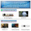 1PCS Rechargeable Bluetooth RF 3D Active Glasses for Epson 3D TV Projectors TW5700TX 4