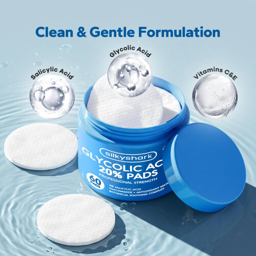 Acido glicolico Silkyshark 20% Resurfacing cuscine 2