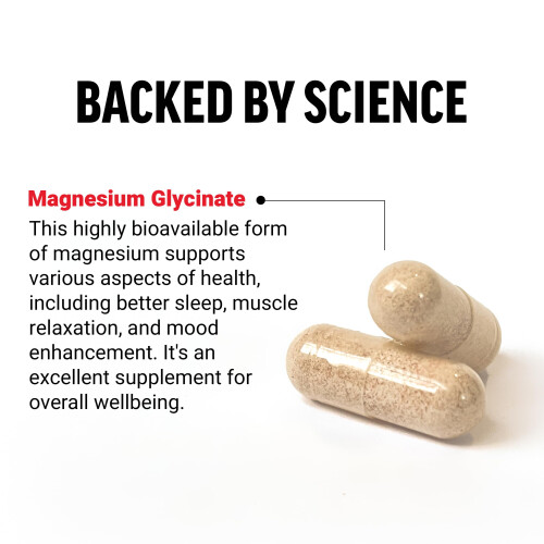 Force Factor, Magnesiumglycinat, 140 mg, 180 Pflanzenkapseln 2