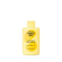 Isle of Paradise Brilliantly Bright Body Polish - Suaviza a pele seca e spera - Esfoliante esfoliante hidratante com vitamina C, niacinamida e