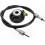 12mm Speedometer Gear with 100cm Cable for 50cc 150cc Scooters黑色单件装 1