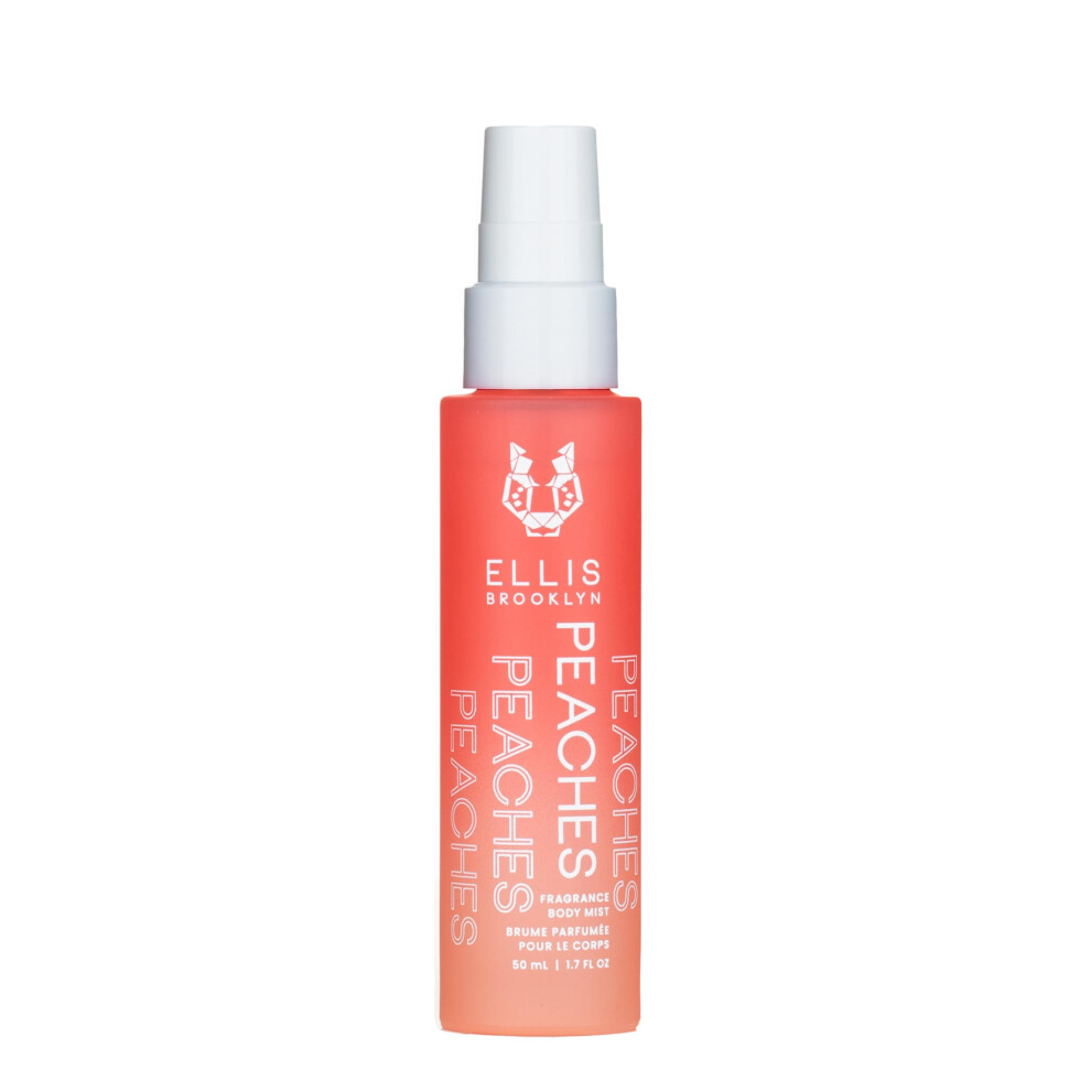 Ellis Brooklyn Peach Es Hair And Body Mist - Fruity Floral Perfume For Women With Sweet Rosebud & Sandalwood Vegan Perfume Made In The Us