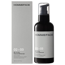HOMMEFACE All-in-One-Gesichtswasser und Feuchtigkeitscreme fr Mnner 5,07 fl. Unze. oz. Leichtes, alkoholfreies Produkt nach der Rasur fr trockene